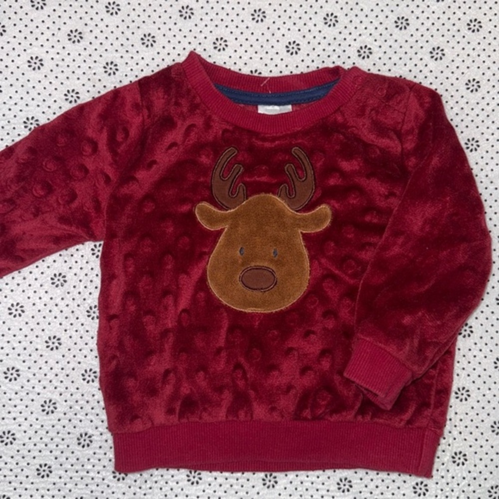 🛍 PRETTY LITTLE GIRLS  SWEATSHIRT SIZE 9 MONTHS 🛍
